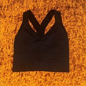 PINK Victoria's Secret Black Sports Bra